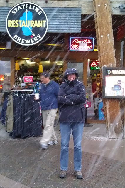 Sneeuw in South Lake Tahoe